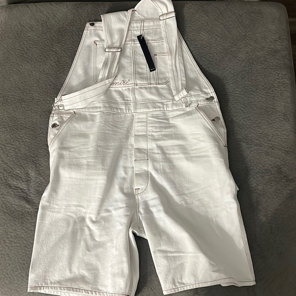 Amiri - White Overalls Size XL